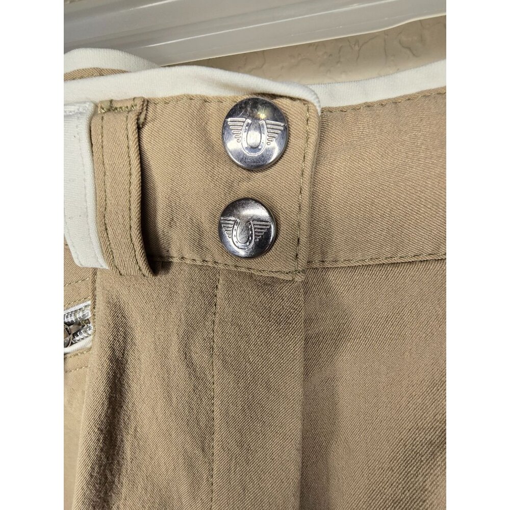 TuffRider Women's Beige‎ Riding Pants Size 36 - Picture 3 of 5
